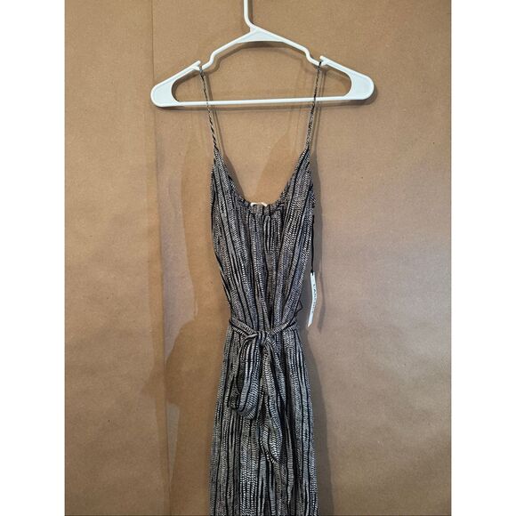 NWT L’Agence Bally Silk Print Maxi Dress with Tie Waist MSRP:$495 - Picture 2 of 11